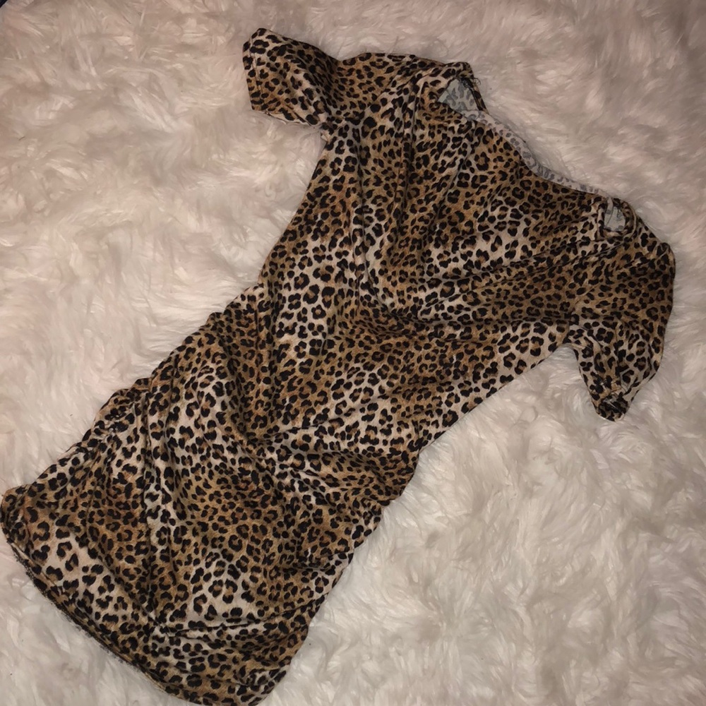 Leopard mini dress✨